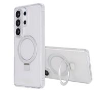 Accezz Coque Ring Stand avec MagSafe pour Samsung Galaxy S26 Ultra - Transparent