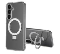 Accezz Coque Ring Stand avec MagSafe pour Samsung Galaxy S24 Plus - Transparent