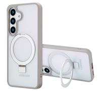 Accezz Accezz Coque Ring Stand avec MagSafe Samsung Galaxy S25 Gris Gris