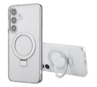 Accezz Accezz Coque Ring Stand avec MagSafe Samsung Galaxy S25 Plus Transparent Transparent