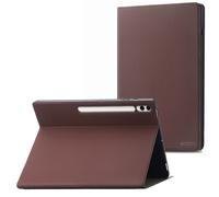 Accezz Accezz Coque tablette Classic pour Samsung Galaxy Tab S10 Plus / Tab S9 FE Plus / Tab S9 Plus Marron Marron
