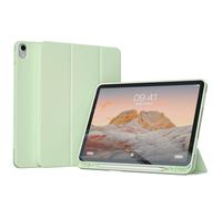 Accezz Accezz Coque tablette portefeuille Smart Silicone iPad Air 11 pouces (2026) M4 / (2025) M3 / (2024) M2 / Air 5 (2022) / Air 4 (2020) Vert clair Vert clair
