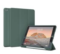 Accezz Accezz Coque tablette portefeuille Smart Silicone pour iPad 6 (2018) 9.7 pouces / iPad 5 (2017) 9.7 pouces Vert foncé Vert foncé