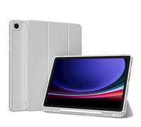 Accezz Accezz Coque tablette portefeuille Smart Silicone pour Samsung Galaxy Tab A9 Plus Gris Gris