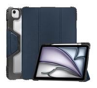 Accezz Accezz Coque tablette Rugged Trifold pour iPad Air 11 pouces (2026) M4 / (2025) M3 / (2024) M2 / Air 5 (2022) / Air 4 (2020) Bleu foncé Bleu foncé