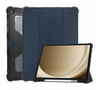 Accezz Accezz Coque tablette Rugged Trifold pour Samsung Galaxy Tab A9 Plus Bleu foncé Bleu foncé