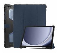 Accezz Coque tablette Rugged Trifold pour Samsung Galaxy Tab A11 / A9 Plus - Bleu foncé