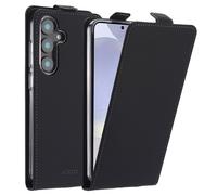 Coque pour Samsung Galaxy S25 Plus Similicuir Noir