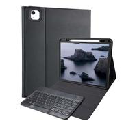 Accezz Accezz Étui de tablette portefeuille Bluetooth Clavier QWERTY iPad Air 13 pouces (2025) M3 / (2024) M2 Noir Noir