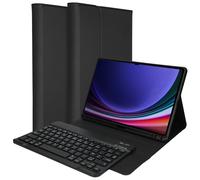 Accezz Étui de tablette portefeuille Bluetooth Clavier pour Samsung Galaxy Tab S9 11.0 pouces - AZERTY / FR - Noir