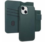 Accezz Étui de télephone portefeuille en cuir 2-en-1 avec MagSafe pour iPhone 14 - Cedar Green