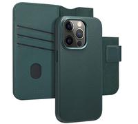 Coque pour iPhone 14 Pro Cuir véritable Cedar Vert