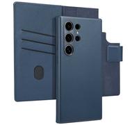 Accezz Accezz Étui de télephone portefeuille en cuir 2-en-1 avec MagSafe pour Samsung Galaxy S24 Ultra Nightfall Blue Bleu foncé