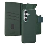 Accezz Accezz Étui de télephone portefeuille en cuir 2-en-1 avec MagSafe pour Samsung Galaxy S26 Cedar Green Vert foncé