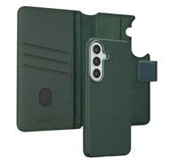 Etui de télephone portefeuille en cuir 2-en-1 avec MagSafe pour Samsung Galaxy S26 Plus - Cedar Green