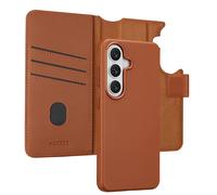 Etui de télephone portefeuille en cuir 2-en-1 avec MagSafe pour Samsung Galaxy S26 - Sienna Brown