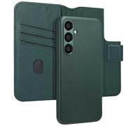 Accezz Accezz Étui de télephone portefeuille en cuir 2-en-1 avec MagSafe Samsung Galaxy S23 FE Cedar Green Vert foncé