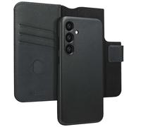 Accezz Accezz Étui de télephone portefeuille en cuir 2-en-1 avec MagSafe Samsung Galaxy S23 FE Onyx Black Noir