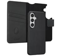 Accezz Accezz Étui de télephone portefeuille en cuir 2-en-1 avec MagSafe Samsung Galaxy S26 Plus Onyx Black Noir