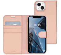 Accezz Étui de télephone Wallet pour Apple iPhone 14 Plus - Rose Doré