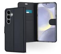 Accezz Étui de télephone Wallet pour Samsung Galaxy S25 Plus - Noir
