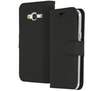 Accezz Accezz Étui de télephone Wallet Samsung Galaxy J3 / J3 (2016) Noir Noir