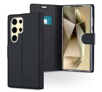 Accezz Étui de téléphone portefeuille Wallet pour Samsung Galaxy S25 Ultra - Noir