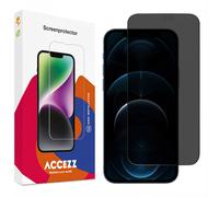 Accezz Protection d'écran en verre trempé Privacy pour Apple iPhone 12 Pro Max