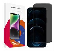 Accezz Protection d'écran en verre trempé Privacy pour Apple iPhone 12 (Pro)