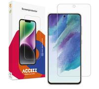 Accezz Accezz Gehard Glas Screenprotector voor de Samsung Galaxy S21 FE Transparent