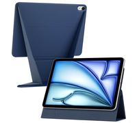 Accezz Accezz High Stand tablet case iPad Air 11 pouces (2026) M4 / (2025) M3 / (2024) M2 / Air 5 (2022) / Air 4 (2020) Bleu foncé Bleu foncé