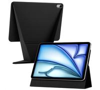 Accezz Accezz High Stand tablet case pour iPad Air 11 pouces (2026) M4 / (2025) M3 / (2024) M2 / Air 5 (2022) / Air 4 (2020) Noir Noir