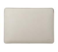 Accezz Accezz Leather Pochette ordinateur MacBook 13 pouces Beige Beige