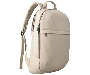 Accezz Accezz Leather Sac à dos ordinateur 16 pouces Beige Beige