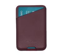 Accezz Porte-cartes en cuir - Compatible avec MagSafe et Qi2 - Heath Purple