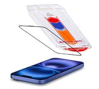 Accezz Accezz Protecteur d'écran en verre trempé + Applicateur pour iPhone 16 Plus / 15 Plus Transparent