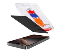 Accezz Accezz Protection d’écran en verre trempé avec filtre de confidentialité + Applicateur iPhone 16 Pro Max Transparent