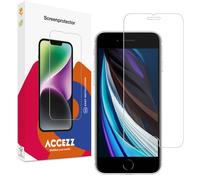 Accezz Accezz Protection d'écran en verre trempé 2-pack pour iPhone SE (2022 / 2020) Transparent