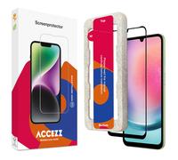 Accezz Accezz Protection d'écran en verre trempé avec applicateur pour Samsung Galaxy A25 (5G) Transparent