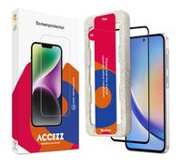 Accezz Accezz Protection d'écran en verre trempé avec applicateur pour Samsung Galaxy A55 (5G) / A35 Transparent
