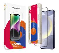 Accezz Accezz Protection d'écran en verre trempé avec applicateur pour Samsung Galaxy S24 Plus / S25 Plus Transparent