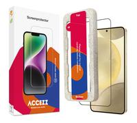 Accezz Accezz Protection d'écran en verre trempé avec applicateur pour Samsung Galaxy S25 Plus Transparent