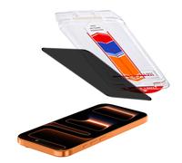 Accezz Accezz Protection d'écran en verre trempé avec filtre de confidentialité + Applicateur iPhone 17 Pro Max Transparent