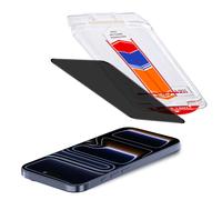 Accezz Protection d'écran en verre trempé avec filtre de confidentialité + Applicateur pour Apple iPhone 17 Pro