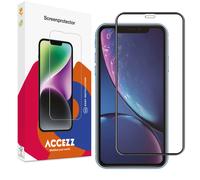 Accezz Accezz Protection d'écran en verre trempé Full Cover pour iPhone 11 / Xr Transparent