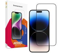 Accezz Protection d'écran en verre trempé Full Cover pour Apple iPhone 15 Pro