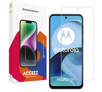 Accezz Accezz Protection d'écran en verre trempé Motorola Moto G14 Transparent