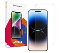 Accezz Protection d'écran en verre trempé pour Apple iPhone 15 / 15 Pro / 16