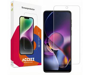 Accezz Accezz Protection d'écran en verre trempé pour Motorola Moto G54 Transparent