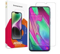Accezz Accezz Protection d'écran en verre trempé pour Samsung Galaxy A40 Transparent